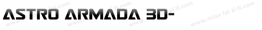 Astro Armada 3D字体转换